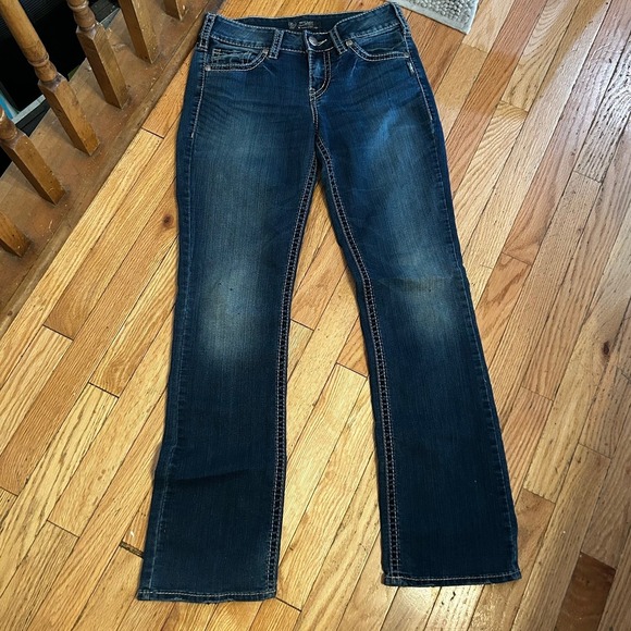 Silver Jeans Co. Suki Mid Slim Bootcut Women's Jeans W29 L33 Medium Wash - Picture 1 of 2